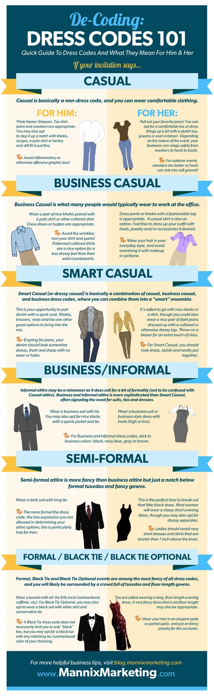 Dress Code Infographic